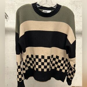 Beach Riot Callie Checkered Sweater